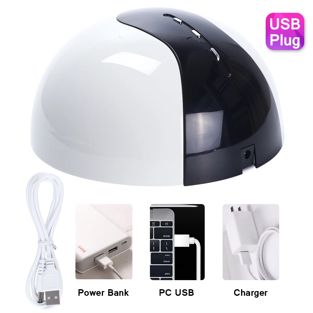 STZ 24 Вт мини Сушилка для ногтей USB УФ светодиодная лампа Солнечный свет полировка