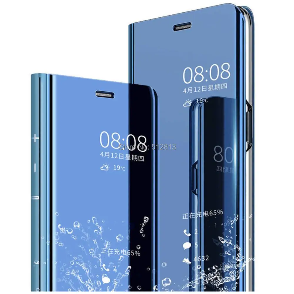 P30 Pro роскошный зеркальный флип-чехол для huawei P20 Lite P10 P9 P8 mate 30 20 10 Honor чехол-подставка чехол Полная защита умный чехол