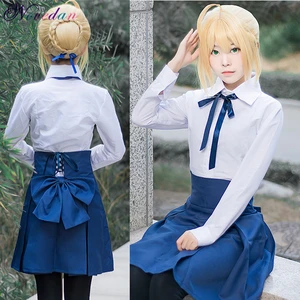 Костюм сабля Fate Stay Night, униформа моряка из японского аниме, Женский костюм для косплея, комплект одежды для Хэллоуина