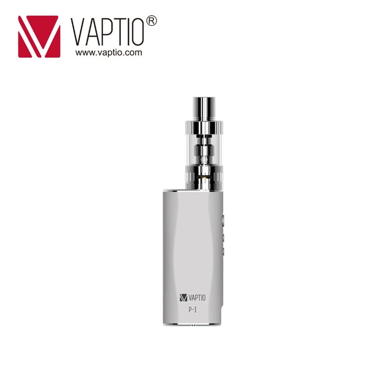 Электронная сигарета подарок Vaptio P1 комплект 50 Вт испаритель 2100 мАч встроенный аккумулятор 2/3 мл!! атомизатора катушки 0.25ohm - Цвет: White