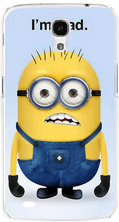 Окрашенные чехол для samsung Galaxy Mega 6 3 i9200 9200 Гадкий я Миньоны Piece мультфильм ПК