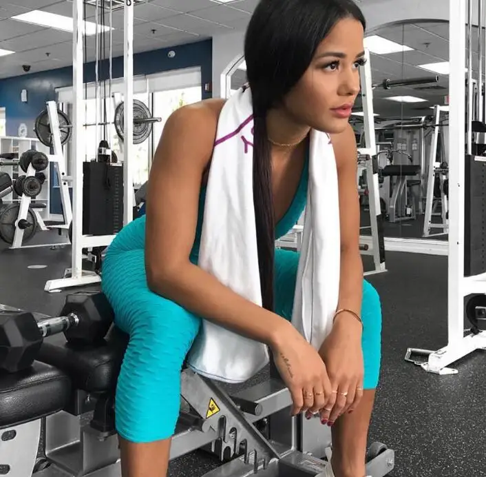 Спортивные комбинезоны спортивная одежда с открытой спиной облегающие Женские