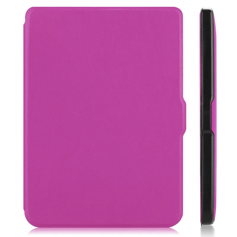 pur Ультра тонкий смарт-чехол для Kobo Clara Clear HD 6 дюймов pu кожаный чехол электронные книги Защитный Чехол+ пленка+ ручка - Цвет: pur