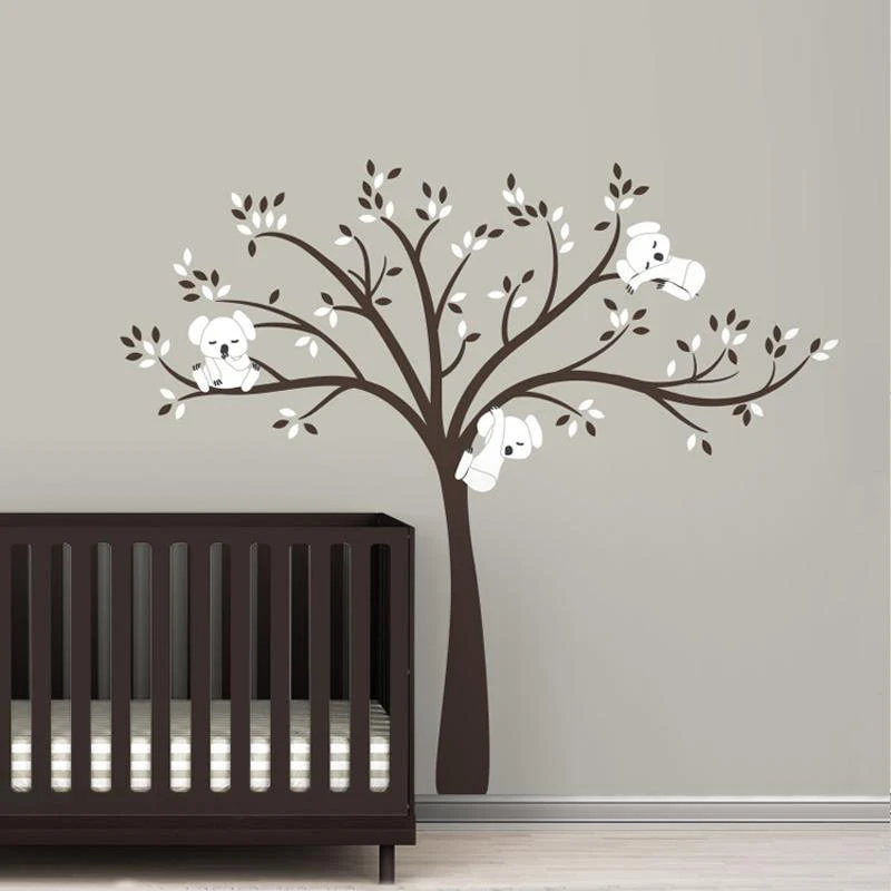 

3d wall stickers animal nature wall stereoscopic Wall hole decorative club wallpaper removable decoration customized color