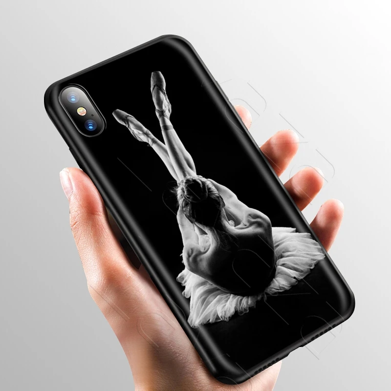 Lavaza девочка танец балет балерина тапочки чехол для iPhone 11 Pro XS Max XR X 8 7 6 6S Plus 5 5S se