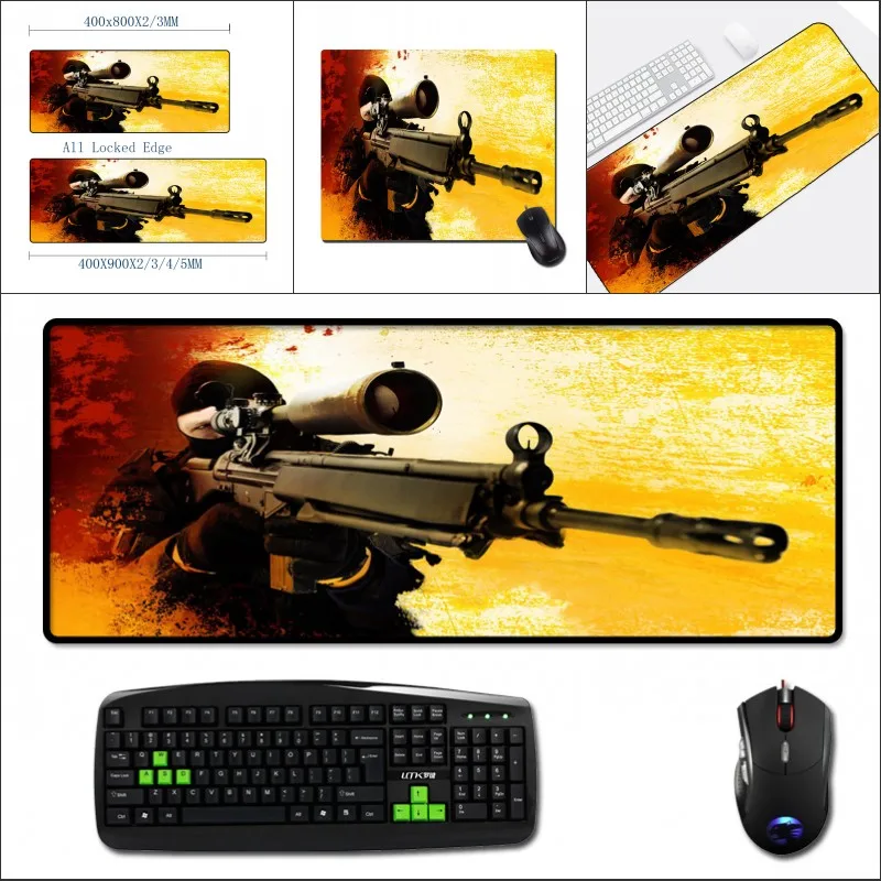 

Mairuige High Quality 400x900MM Big Mouse Pad To Improve The Fps Game Experience Csgo Gaming Mat Ranbow Six Pc Computer Gamer