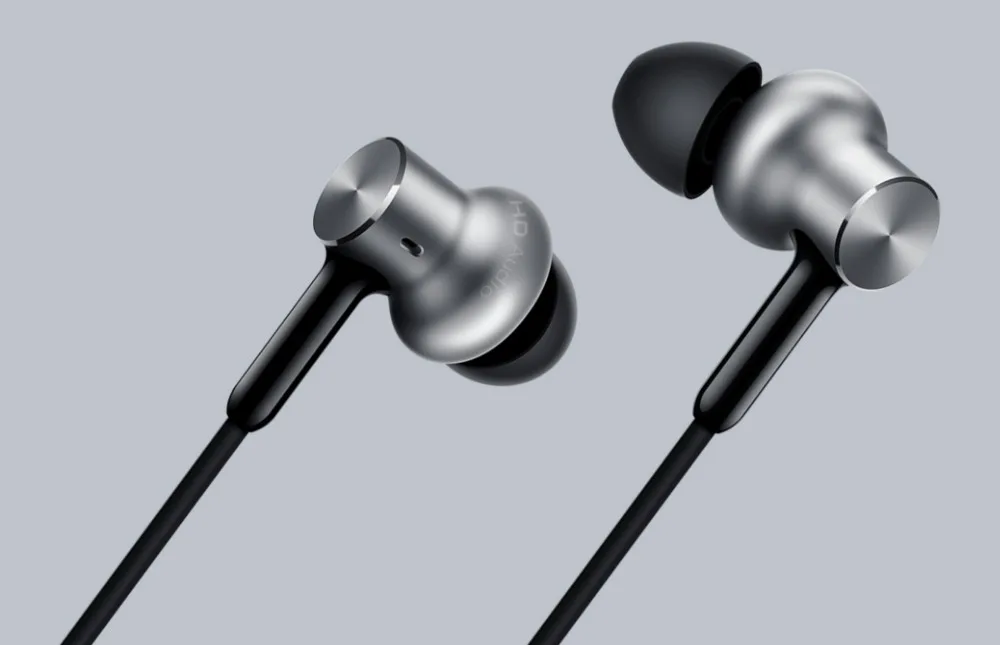 Оригинальные наушники Xiaomi Hybrid Pro HD круглая железная Смешанная гарнитура Mi Piston с