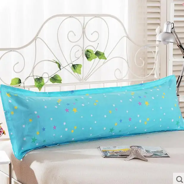 2017 Бесплатная доставка хлопок двойная наволочка m1.5 1 2 метров в длину на парные