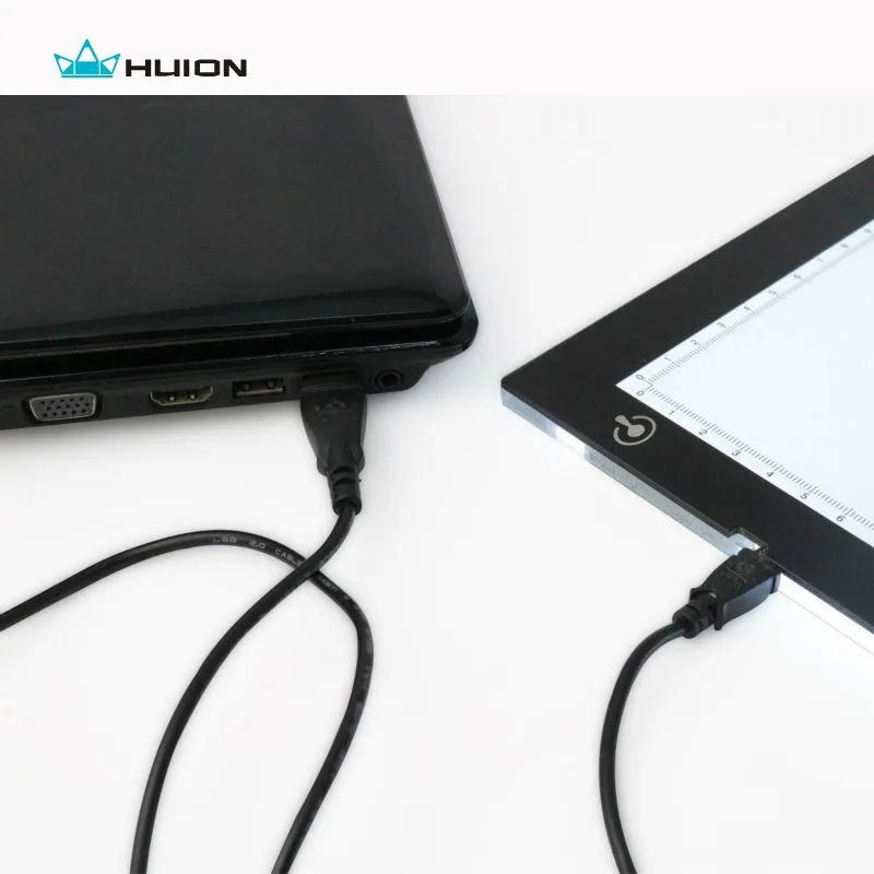 Лидер продаж Huion L4S 17," светодиодный светильник ультра тонкий светильник-боксы светодиодный калька профессиональная анимационная панель для рисования