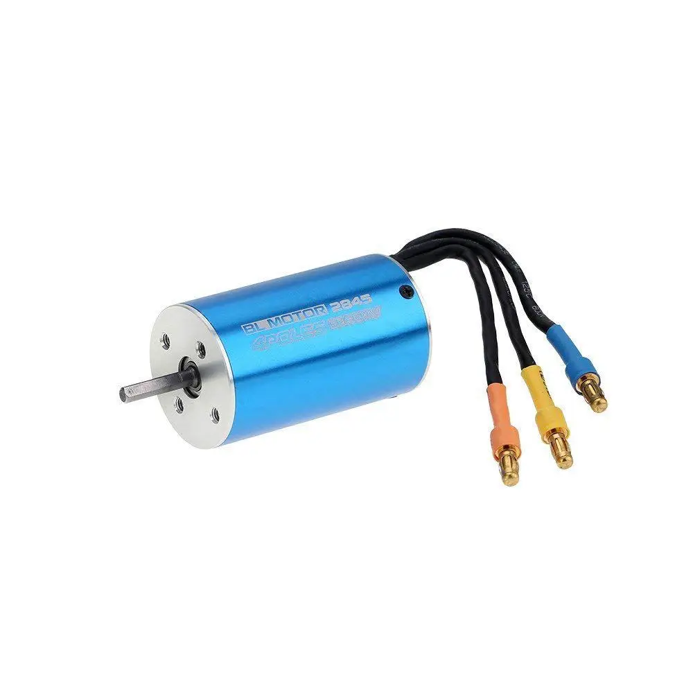 2845 3930KV 4P бесщеточный двигатель и 35A ESC электронный регулятор скорости для 1/14 1/16 1/18