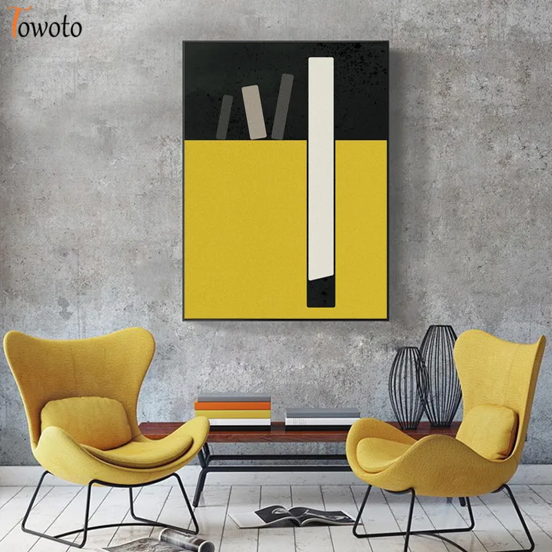 Современное художественное оформление на стену геометрический абстрактный