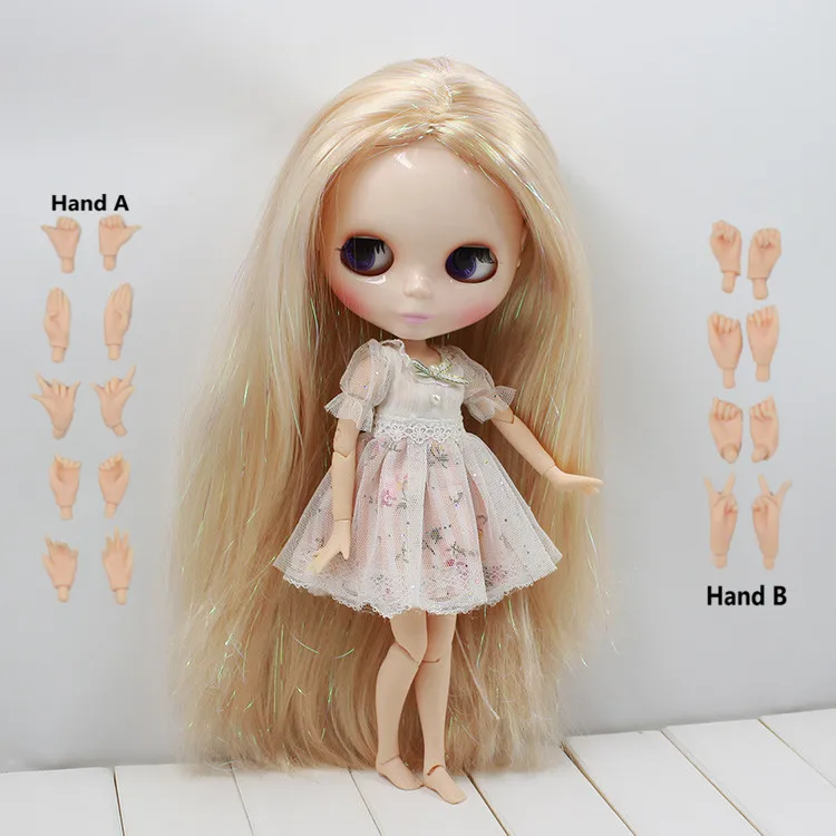 ICY DBS шарнирная кукла Blyth NEO M 47 280BL3139 шарнирное тело Сверкающее лицо центр