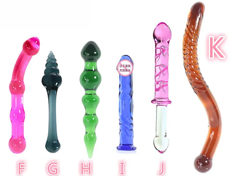 Пенильные бусины Анальная пробка G spot заднего двора Кристалл Стекло мастурбации