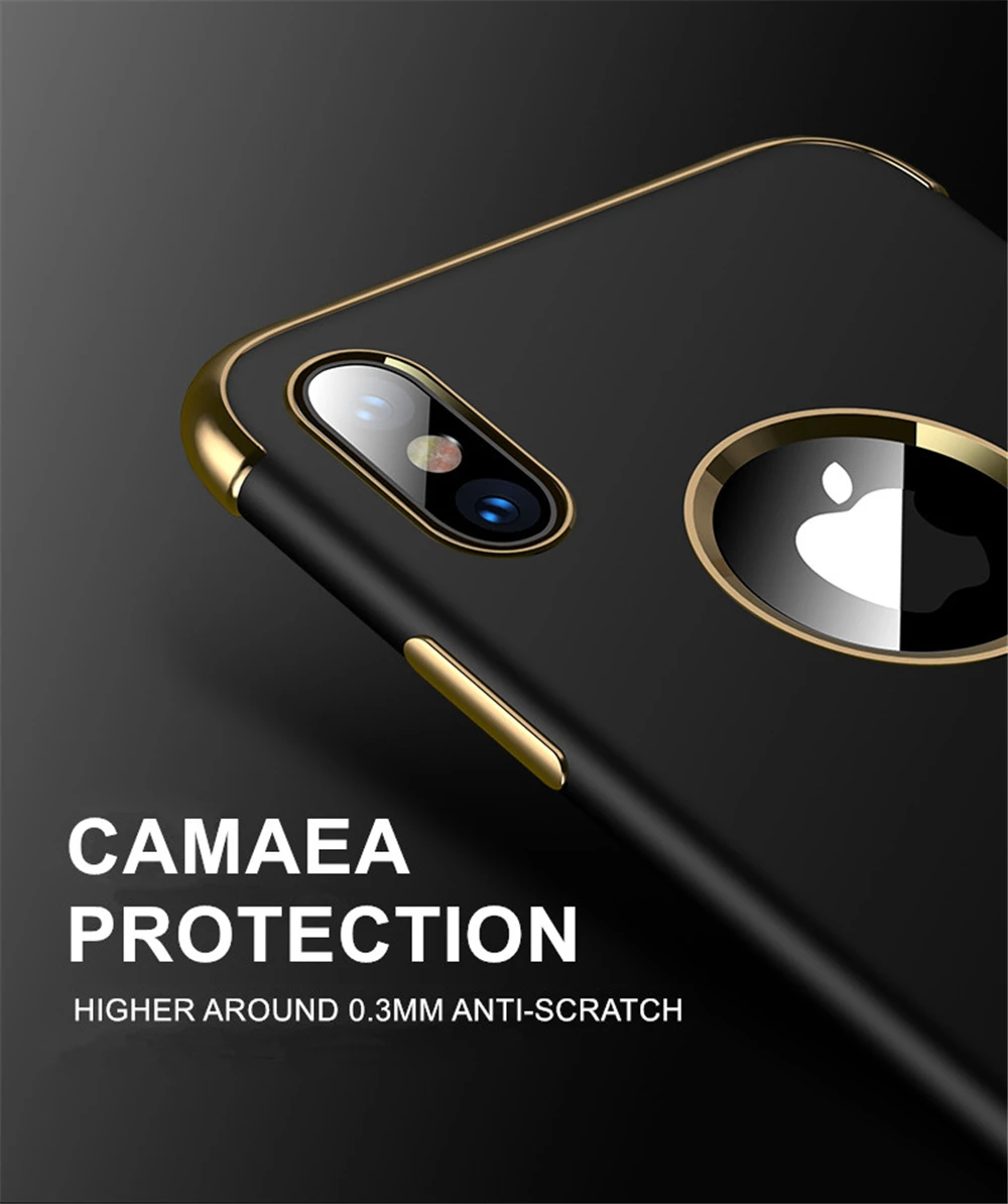 Роскошный Матовый чехол для телефона iPhone 6, 6s, 7, 8 Plus, X, Мягкий Силиконовый противоударный чехол для iPhone XR, XS, Max, 8 Plus, Чехол i