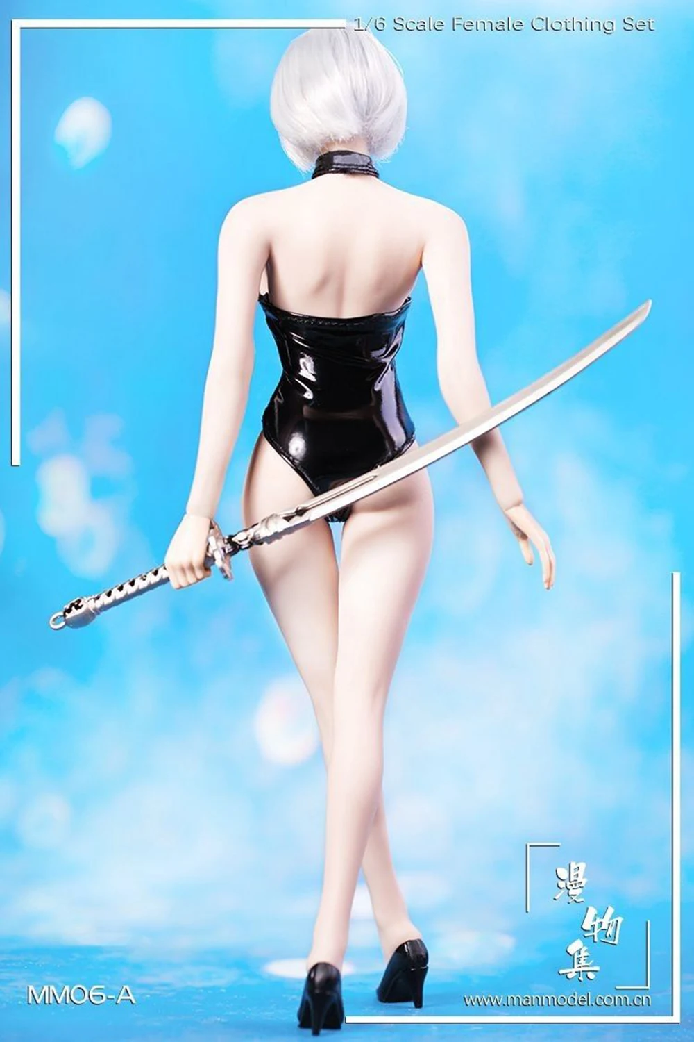Масштаб 1/6 кожаная одежда MM06 YoRHa 2B красный белый черный купальник бикини с лямкой