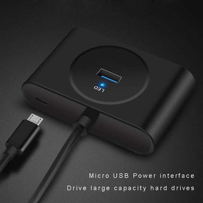 USB HUB 2 0 внешний 4 порта сплиттер зарядное устройство с микро порт питания Для iMac