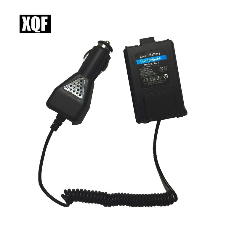 XQF  10PCS  New Car charger car Battery Eliminator for BaoFeng UV-5R Walkie Talkie Two Way Radi