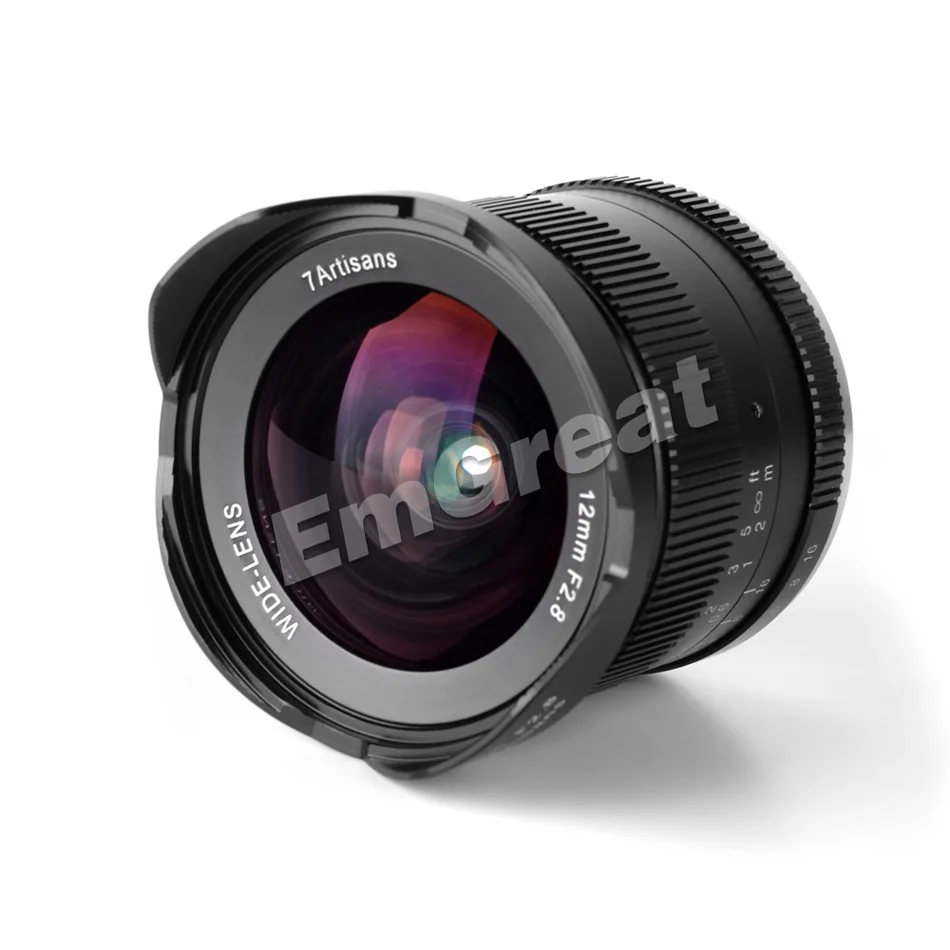 7 ремесленников 12 мм F2.8 ультра широкоугольный объектив для sony E-mount APS-C беззеркальных камер A6500 A6300 A7 ручной фокус Prime фиксированный объектив