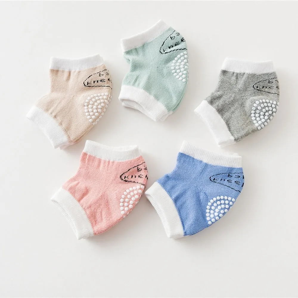 1 пара милые наколенники в горошек для детей девочки малыша мальчиков защитные