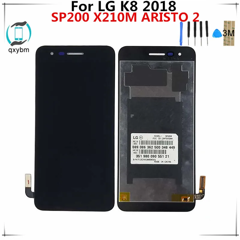 5 0 &quotЖК экран для LG K8 2018 Aristo 2 SP200 X210M ЖК дисплей сенсорный дигитайзер панель сборка