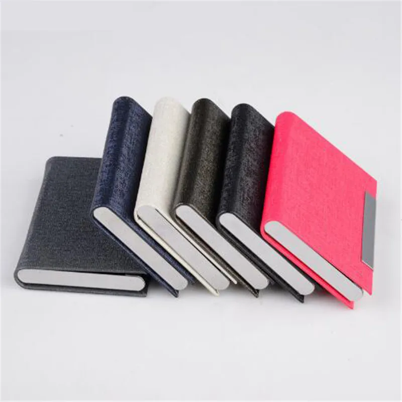 

Fashion Luxury Metal High Capacity Business ID Credit Card Holder Unisex Bank Card Case Cover Male Female Business Name Card Box