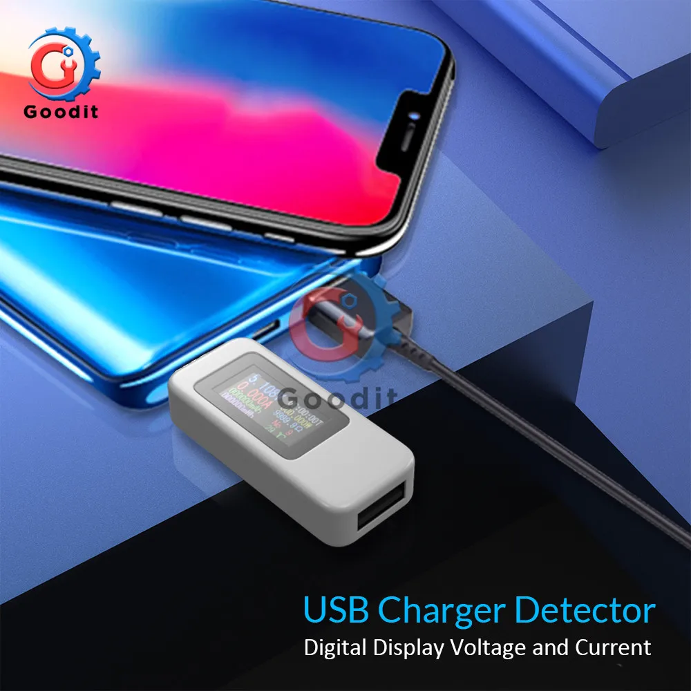 10 в 1 USB Тестер DC Цифровой вольтметр Amperimetro Напряжение Ток Амперметр детектор Банк