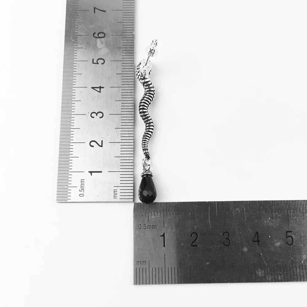 Черная звезда круглый перо Лебедь средства ухода за кожей Шеи падения лук серьги в форме узла, модные украшения мода 925 пробы Серебряный КИС