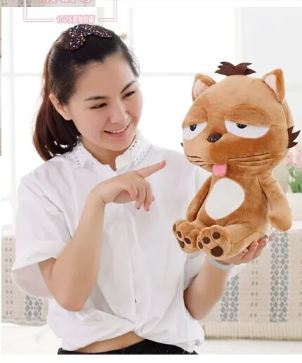 

small cute dinga toys plush big face lazy cat doll perfect gift about 35cm 0160
