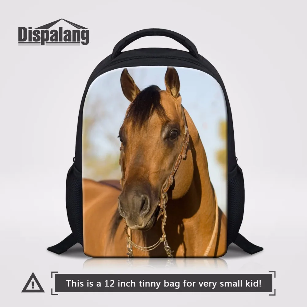 Dispalang 12 дюймов высококачественный рюкзак с принтом головы Crazy Horse детские