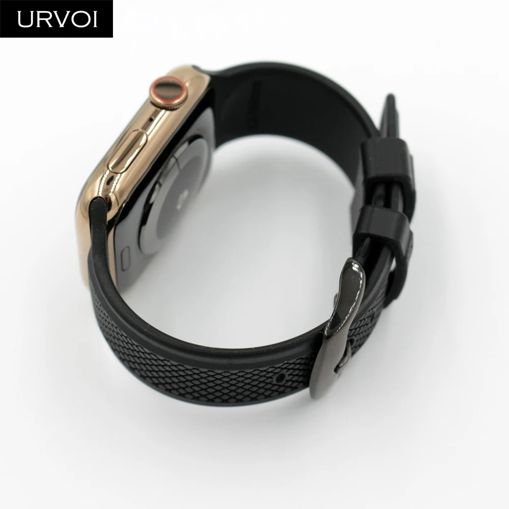 URVOI силиконовый ремешок для Apple Watch series 5 4 3 2 1 спортивных часов iWatch Красочный