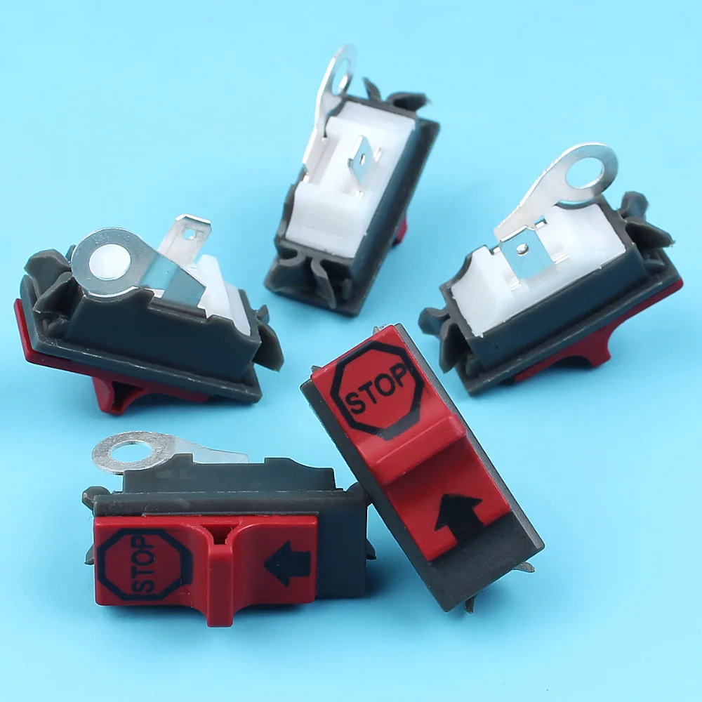 5 x комплект ПЕРЕКЛЮЧАТЕЛЯ ВКЛ ВЫКЛ для бензопилы Husqvarna 136 137 141 142 50 51 55 254 257 261 262 268 272