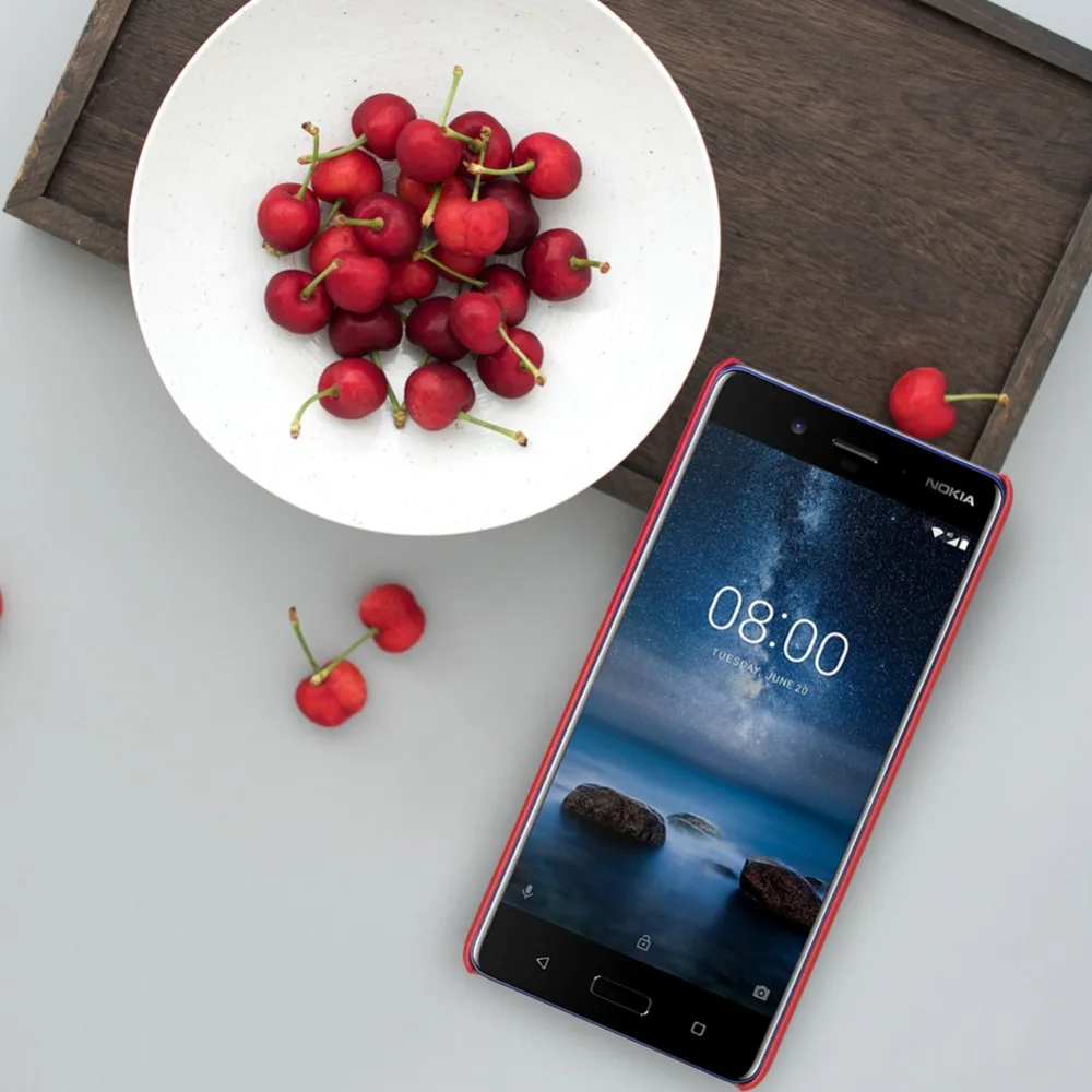 Для Nokia 5 Nokia 6 Nokia 7 чехол Nillkin Супер Матовый Жесткий Пластиковый ПК задняя крышка с защитой экрана для Nokia 8 чехол