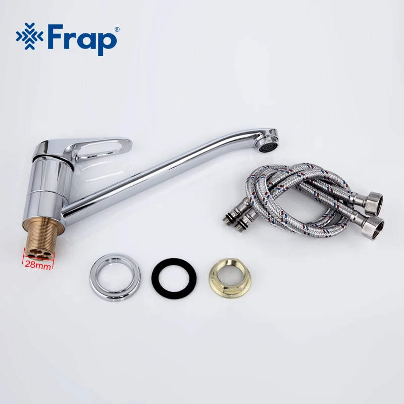 Кухонный Смеситель Frap F4913 кран для холодной и горячей воды одна ручка вращение на