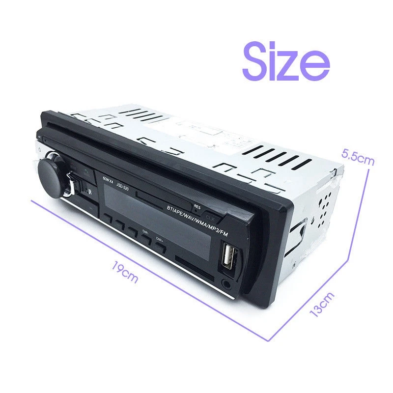 Автомобильное радио Bluetooth стерео головное устройство MP3/USB/SD/AUX IN/FM In dash плеер