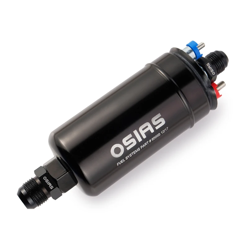 OSIAS Новый 380LPH встроенный внешний топливный насос 10AN вход + проверка Vavle 6AN выход с