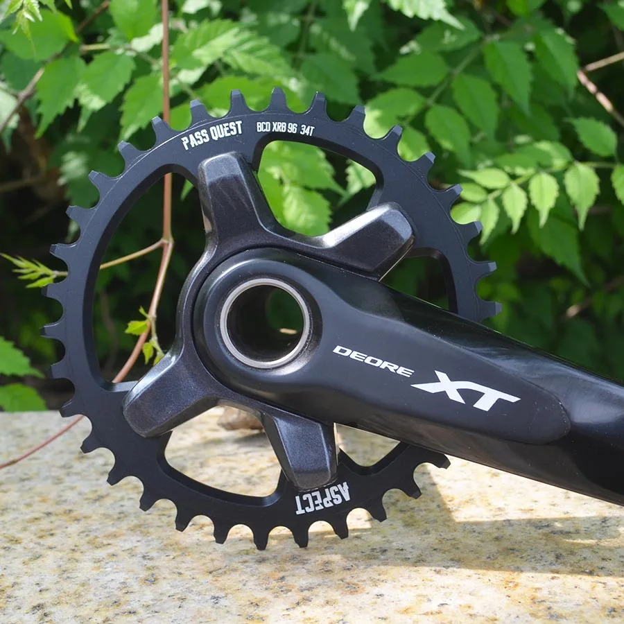 Велосипедная передняя Звездочка шатун Проходное QUEST 96BCD MTB узкое широкое