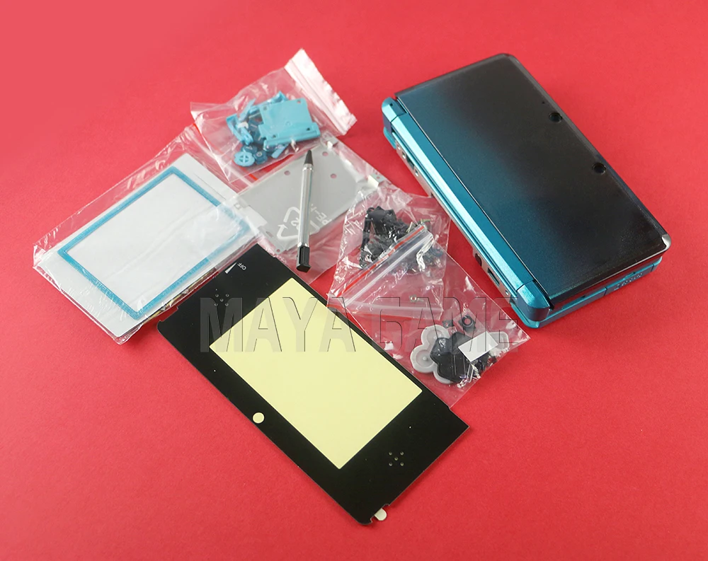 1 комплект полный Корпус Оболочка Чехол с экран Объектив для 3DS чехол Крышка