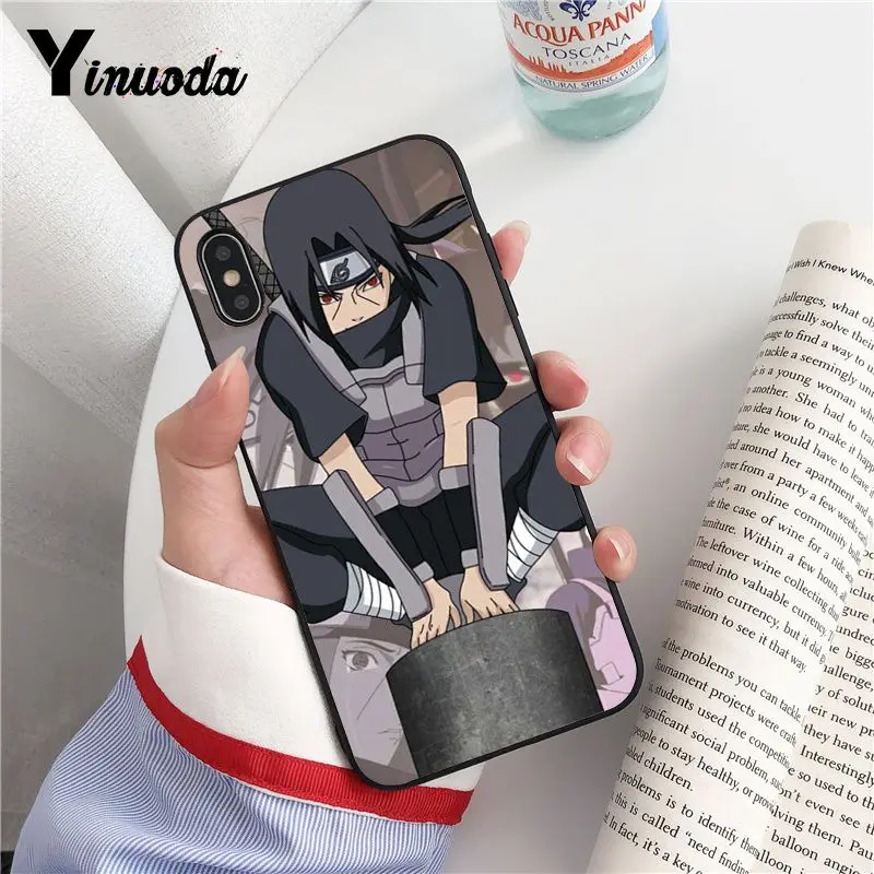 Чехол Yinuoda Naruto Itachi Uchiha для iPhone 6S 6plus 7 7plus 8 8Plus X Xs MAX 5 5S XR Fundas Capa | Мобильные телефоны и