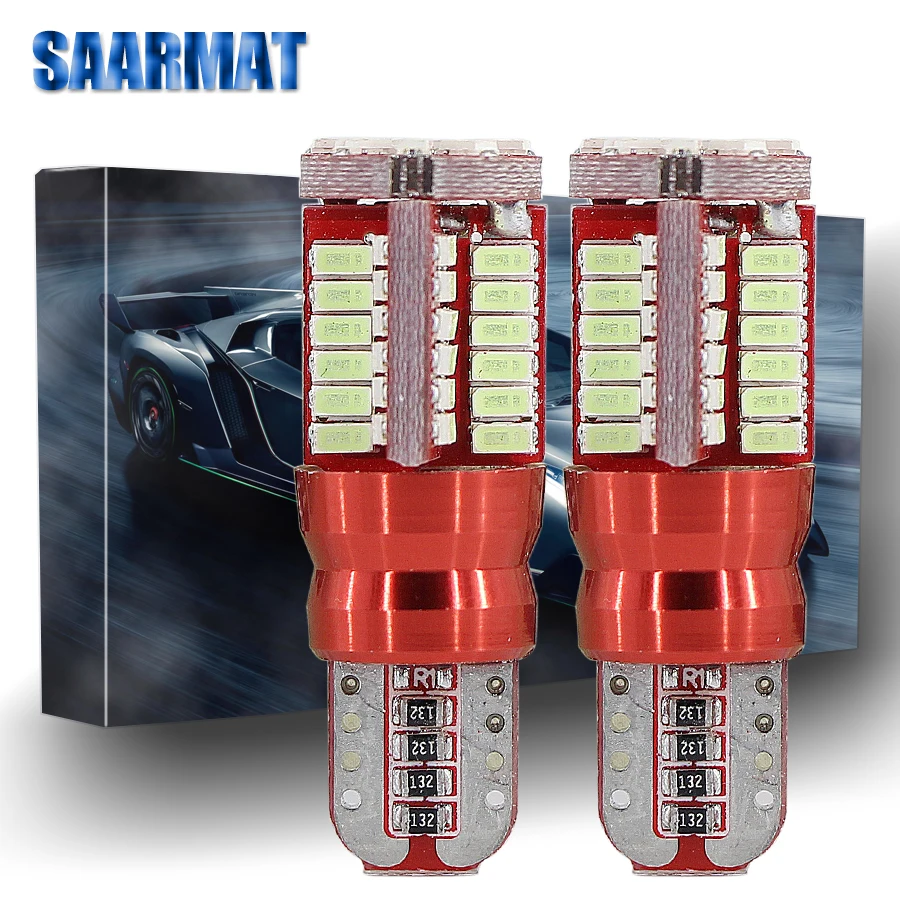 Пара T10 светодиодный Canbus 168 194 просвет Автомобильные стояночные огни W5W|Сигнальная