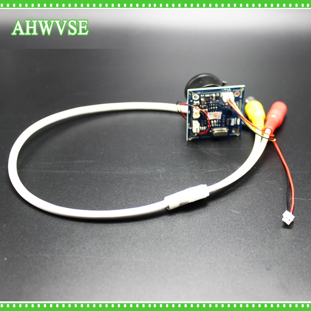 AHWVSE CMOS 1200TVL Мини CCTV модуль камеры с кабелем BNC и объективом CS 4 мм 6 мм 8 мм 12 мм 16 мм