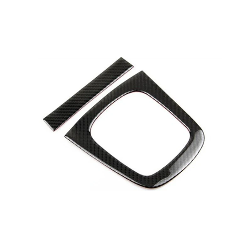 

2x 100% Carbon Fiber Panel Center Gear Shift Frame Trim Cover For Audi Q3 15-17