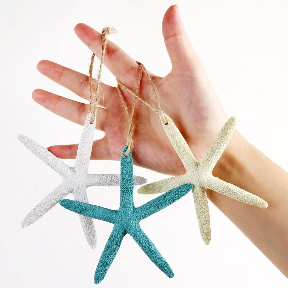 OurWarm 10 шт., искусственные морские звезды, Средиземноморский стиль, для дома, гостиной, Декоративные искусственные смолы, Морская звезда, украшение, аксессуар
