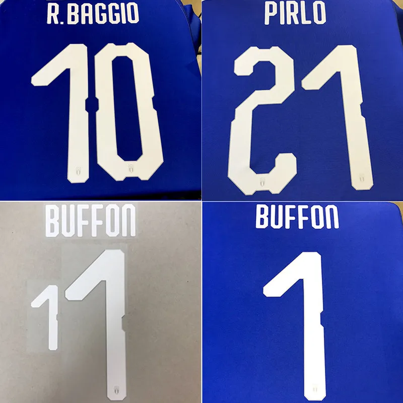 2018 Италия BUFFON pyrlo BAGGIO CHIELLINI verrtti INSIGNE BONUCCI BELOTTI напечатанный на заказ номер