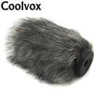 Coolvox MIC искусственное ветровое стекло для RODE VideoMic для Takstar муфта для лобового стекла MKE600 ветрозащитный экран из искусственного меха 12,5 см