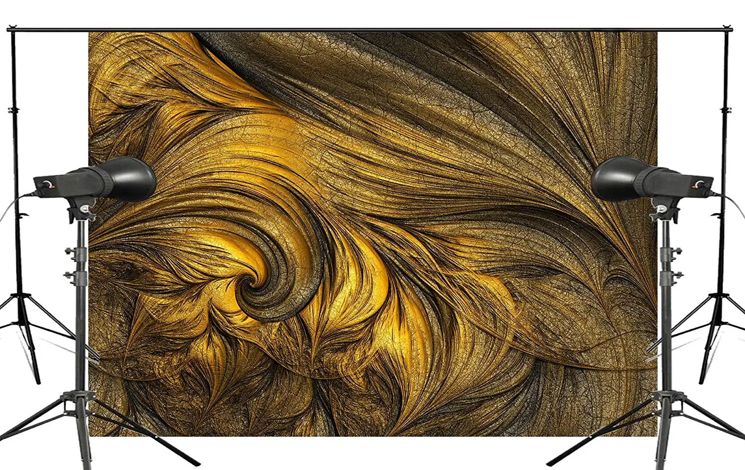 

Golden horns Background Abstract Art Backdrops Photo Studio Backdrop 150x220cm Photography Background Wall