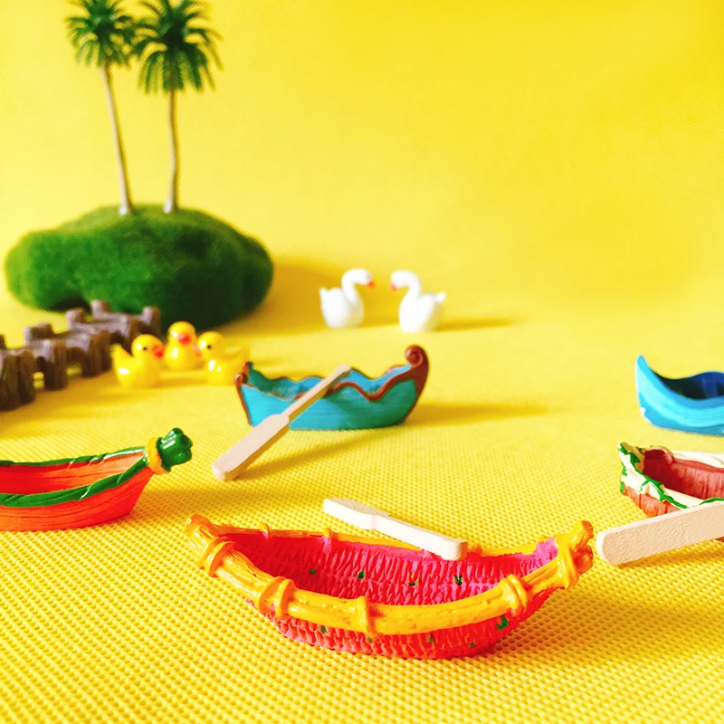 Парусная лодка/кукольный домик // миниатюры/милый Сказочный Садовый