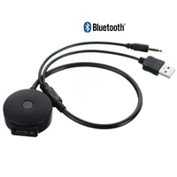 USB 3,5 мм AUX к Bluetooth аудио Aux и USB гнездовой адаптер кабель для BMW для Mini Cooper