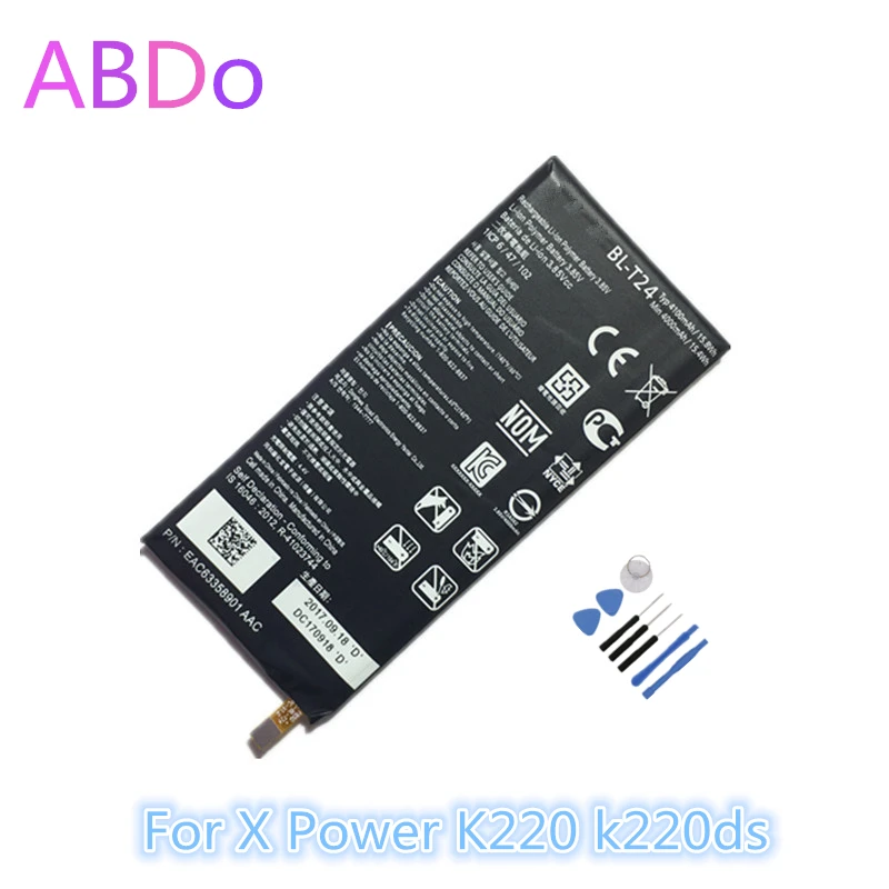 Аккумулятор для телефона LG X Power K220 k220ds 4100 мАч запасные батареи качество
