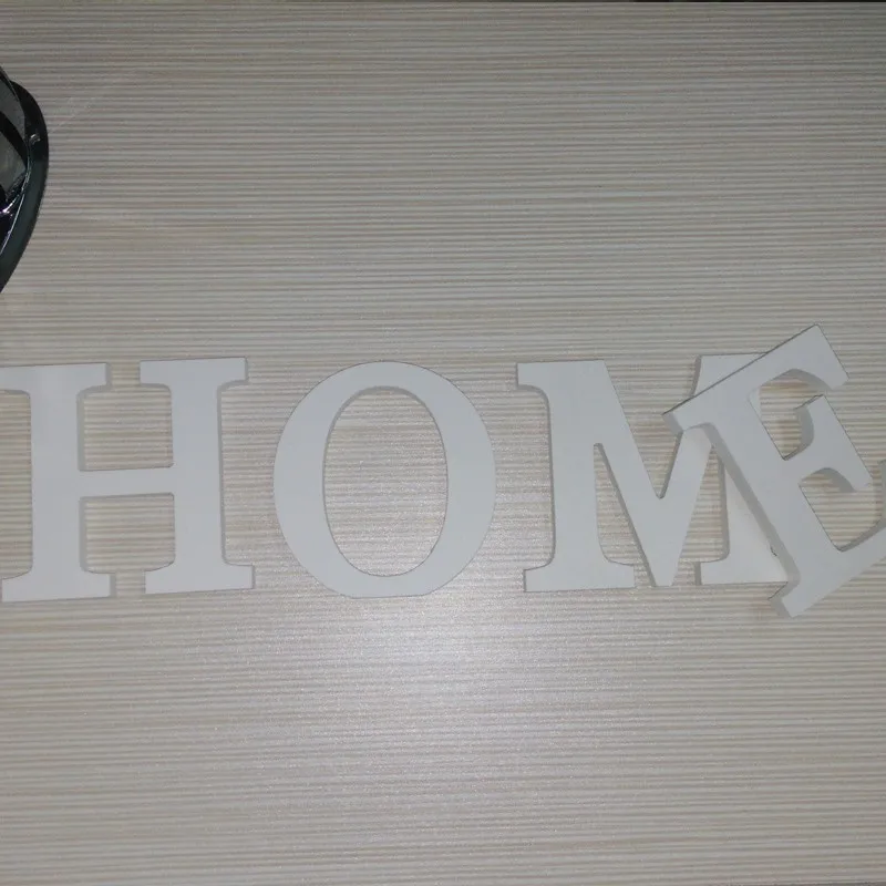 Горячие diy наклейки на стену 3d стикер свадебный подарок модное украшение любовь белые деревянные буквы декоративные алфавит Настенный декор