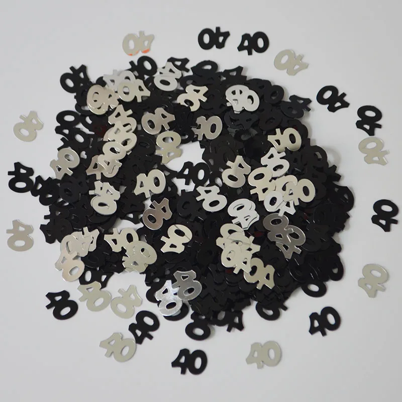 40 лет мужские женские для вечеринки в честь Дня рождения дневные цифры с